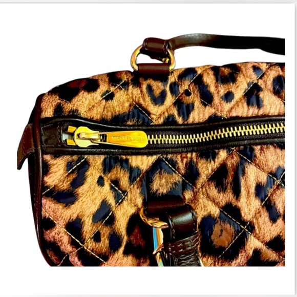 Michael Kors Leopard Satchel - Picture 7 of 13
